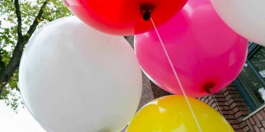 Bunte Luftballons beim 1. Deutschen Hochzeitskongress 2014.