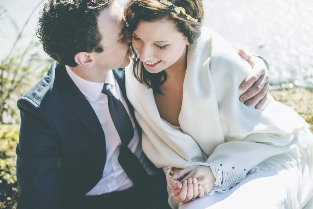 Hochzeit im Winter: Outdoor Paarshooting