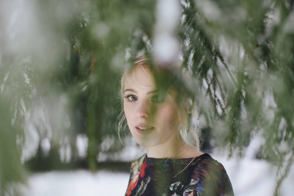 Hochzeitsfotos im Schnee