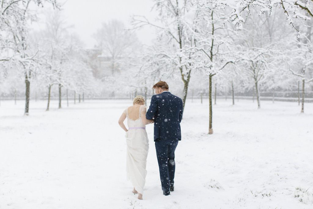 Hochzeitsfotografie im Winter