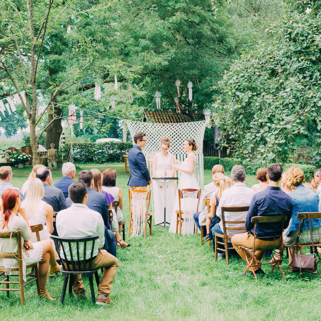 Hochzeit Kirschhof Viersen: Freie Trauung im Garten