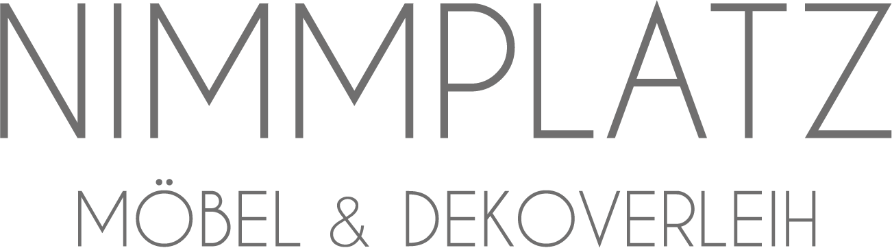 Logo Nimmplatz Möbel und Dekoverleih Hochzeit