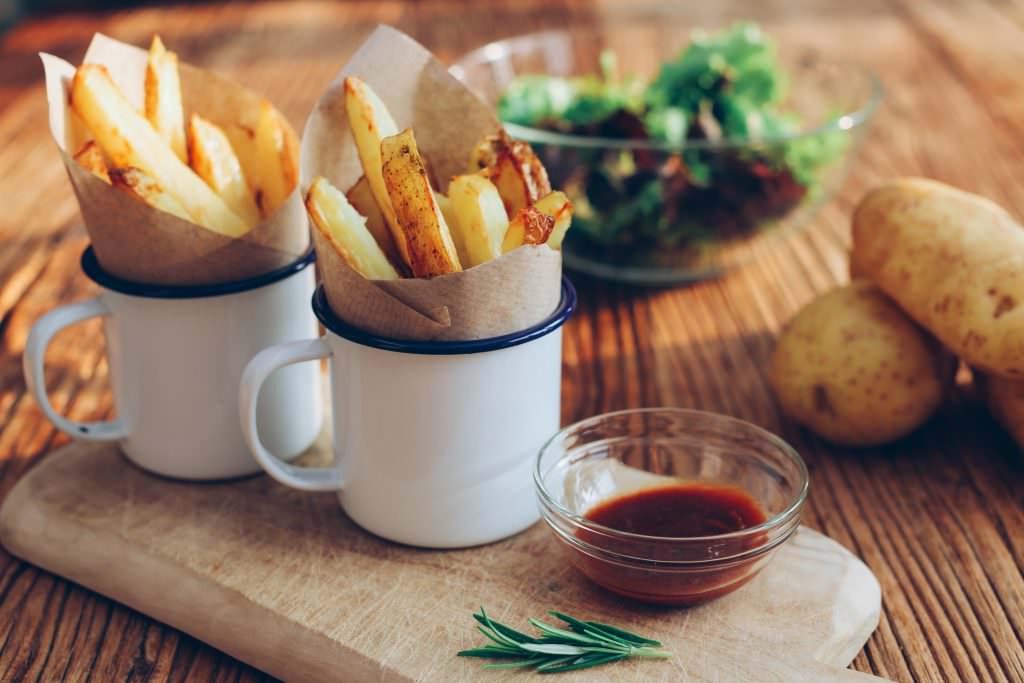 Mitternachtssnack Hochzeit: Pommes