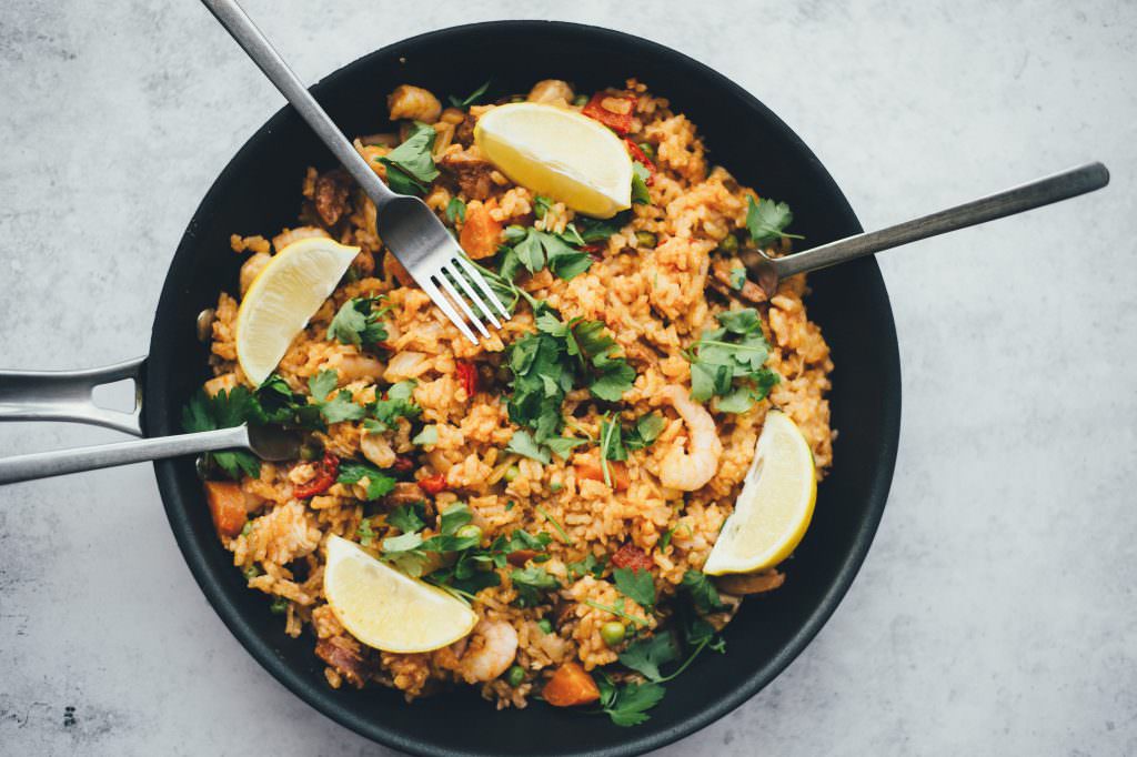 Hochzeit Idee Mitternachtssnack: Paella