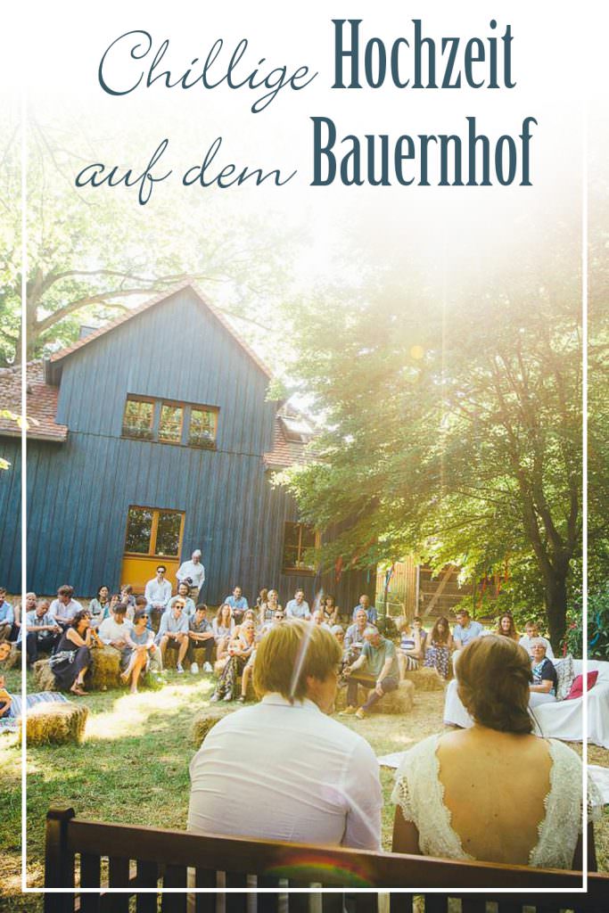 Chillige Hochzeit auf dem Bauernhof