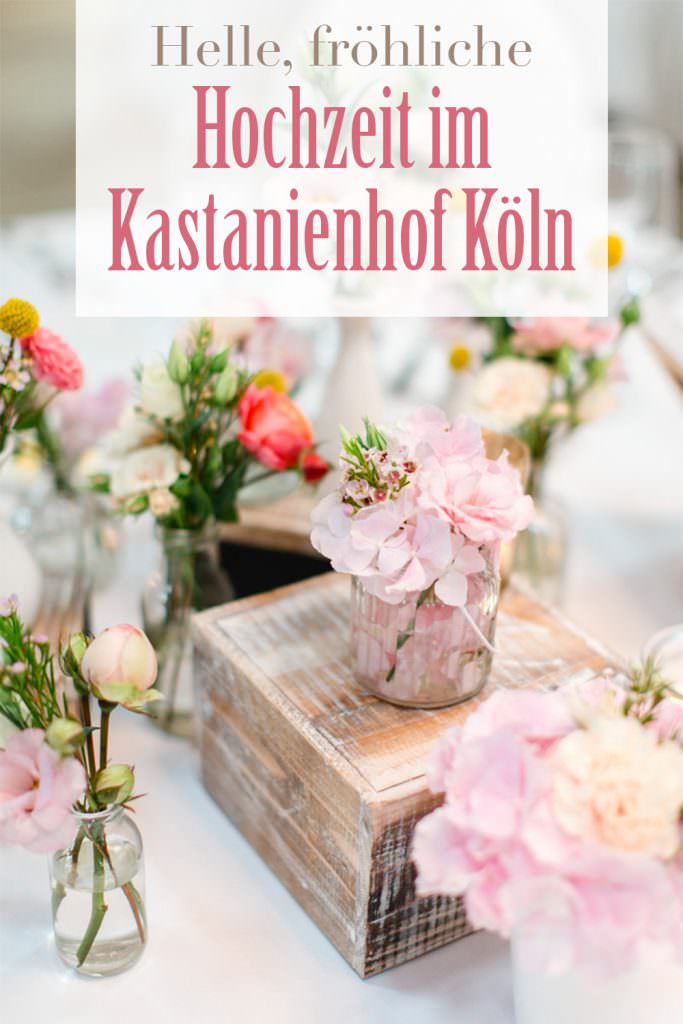 Helle, fröhliche Hochzeit im Kastanienhof Köln