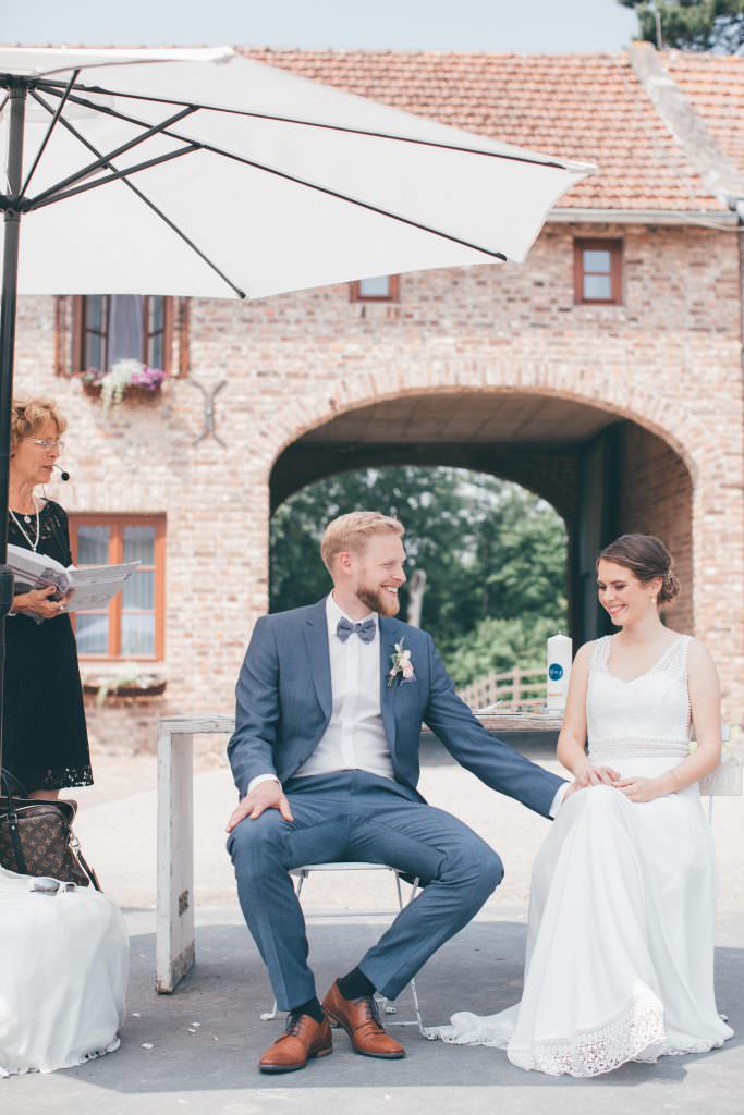Hochzeit auf Gut Hohenholz mit Freier Trauung im Innenhof