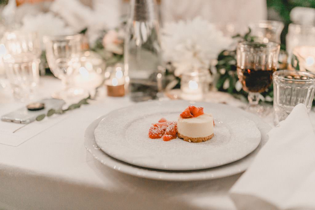 Toskana Hochzeit Desserteller