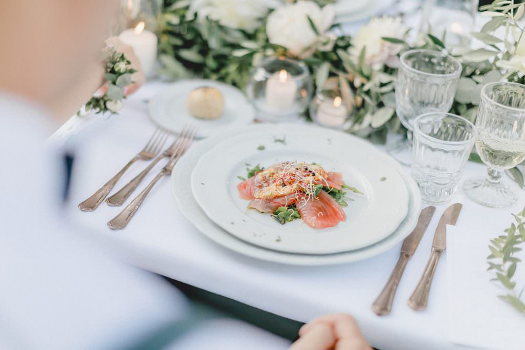 Outdoor Toskana Hochzeit: Vorspeisenteller