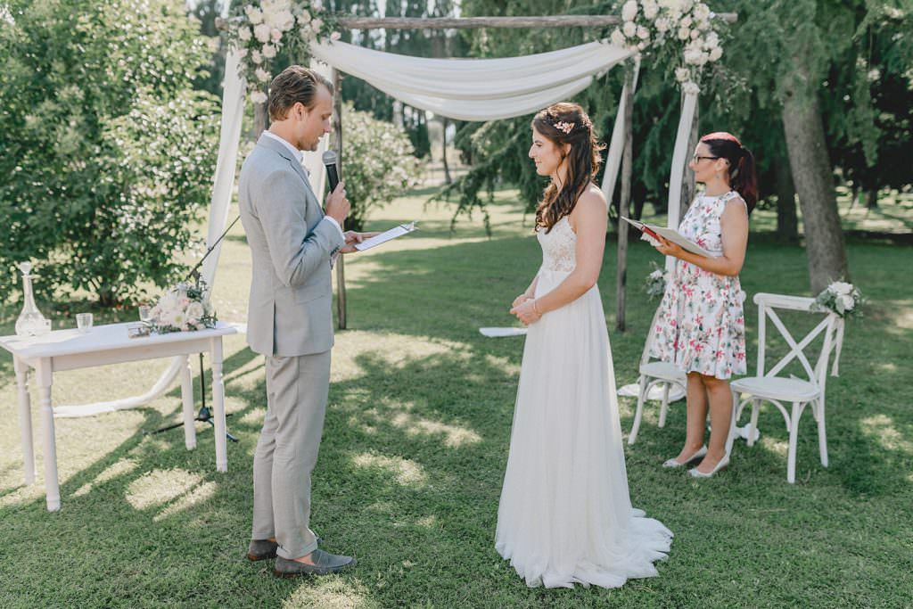 Toskana Hochzeit: Freie Trauung