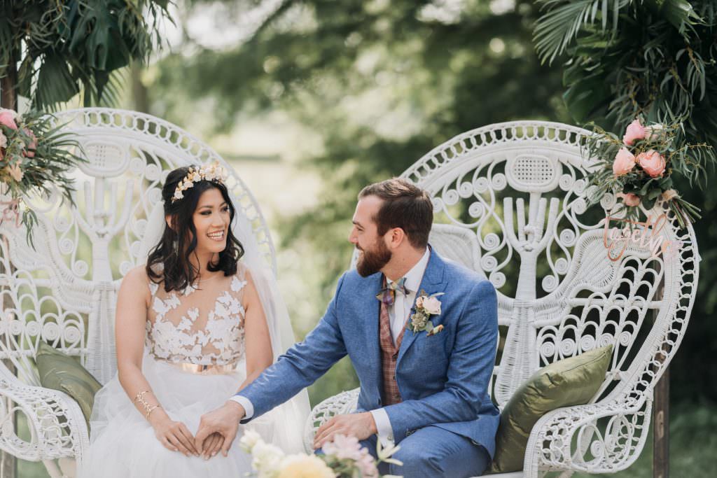 Hochzeit in Holland: Freie Trauung draußen