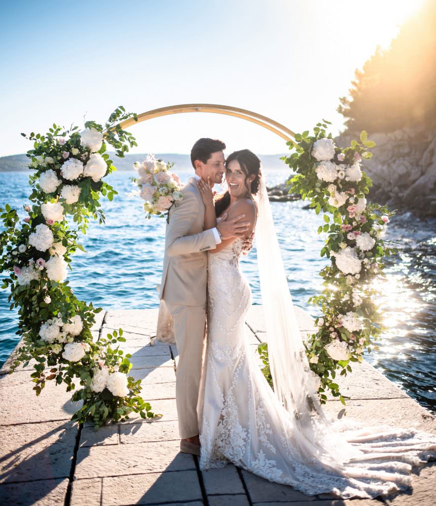 Heiraten in Kroatien mit romantischem Paarshooting am Meer