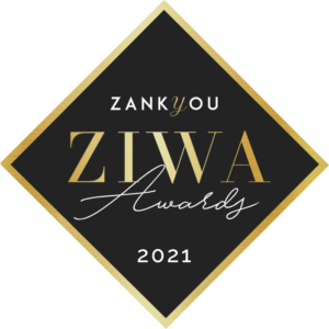 Plakette des ZIWA Wedding Award, den Markus Rosenbaum gewonnen hat.